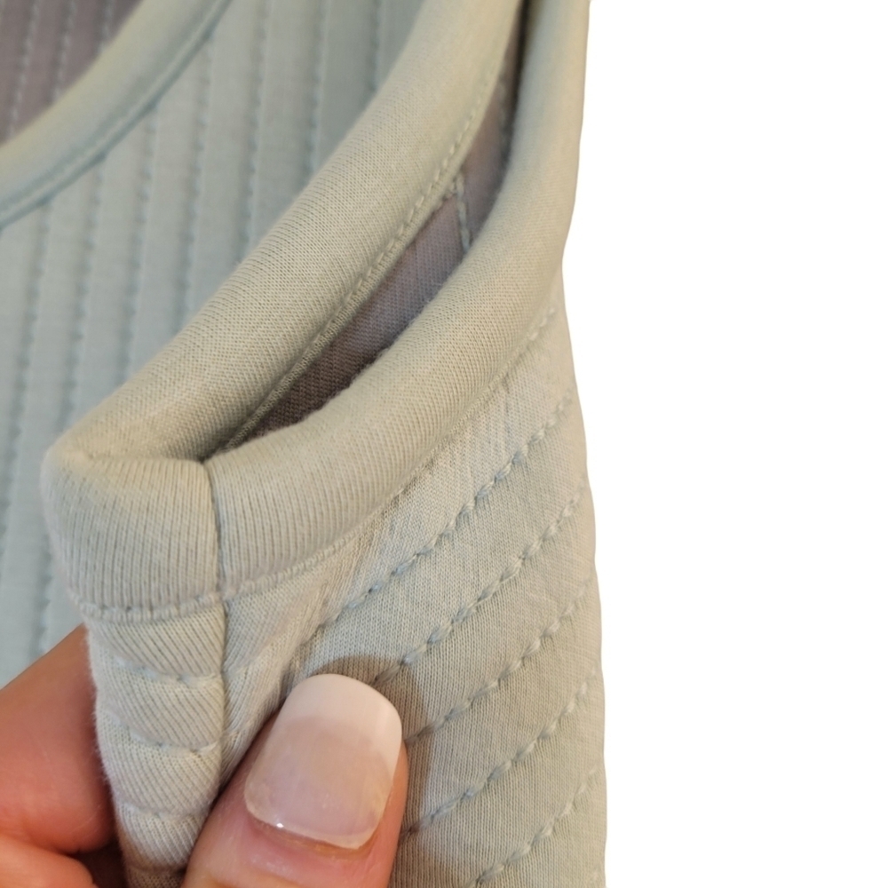 Kate Spade Saturday Quilted Sponge Bodycon Tank Dress in Mint Green•S - Picture 8 of 14